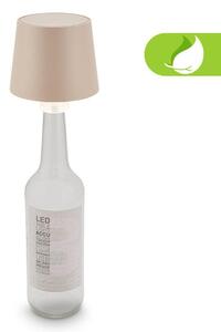 BRILONER Bota lampička na láhev - 1,8W, 120lm, nabíjecí, LED, stmívatelné, teplá bílá, béžová 7709011