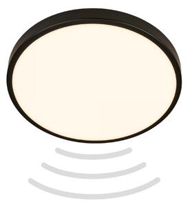 BRILONER Chet LED stropní svítidlo IP54, 3m dosah čidla, pohybové čidlo, černá 3829015