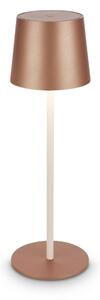 BRILONER Bota stolní lampa - 2,6W, 120lm, nabíjecí, LED, stmívatelné, dotykový vypínač, teplá bílá, kávová 7708014