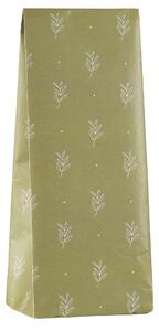 Papírový sáček Green Leaf Pattern 22,5 cm