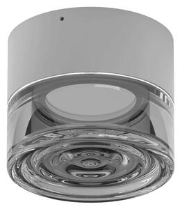 Linealight Nástěnné/stropní LED osvětlení Horus Concentric, pr.12,6cm, 11W, CRI90, IP65 Barva skla: Kouřová, Barva montury: Šedá