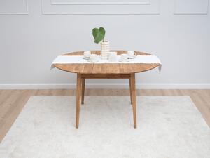 Dubový stůl fi100 +30 cm nástavce Bergen intenzivní olej