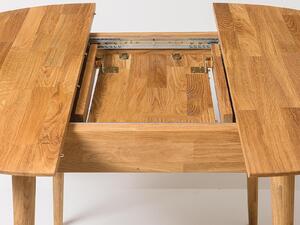 Dubový stůl fi110 +35 cm nástavce Bergen intenzivní olej