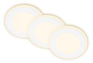 BRILONER Gima 3ks sada LED vestavné bodové svítidlo, 3 krokové ovládání, bílé 7988036