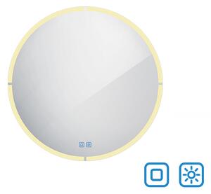 Nimco kulaté zrcadlo do koupelny s osvětlením 80 cm, stmívač ZP 24002RVX