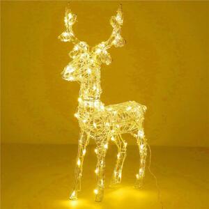 LED Sob - 42cm, 100LED, časovač, IP44, teplá bílá
