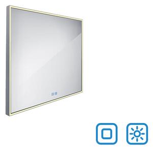 Nimco LED zrcadlo 27W, 60x60 cm se dvěma dotykovými senzory