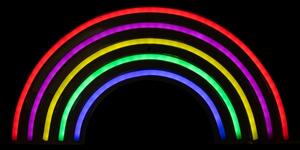 Atmosphera - LED Neonová nástěnná dekorace RAINBOW LED/5V