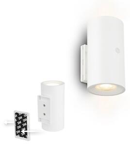 BRILONER Isy nástěnné svítidlo - 2W, 200lm, nabíjecí, LED, dotykový vypínač, stmívatelné, bílé 3942016