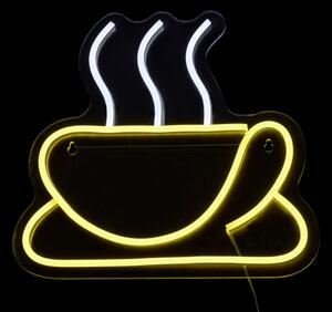 Atmosphera - LED Neonová nástěnná dekorace CAFÉ LED/5V