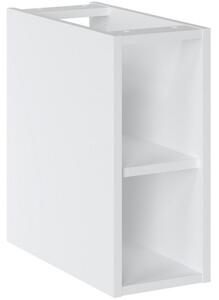 Comad Koupelnová sestava Iconic s deskou, umyvadly, zrcadlem a skříňkami 140 cm bílá