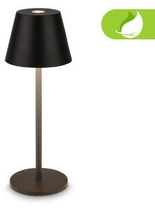 BRILONER Kiki Nano stolní lampička - 1,5W, 130lm, nabíjecí, LED, stmívatelné, teplá bílá, černá 7653015