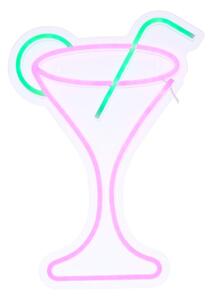 Atmosphera - LED Neonová nástěnná dekorace COCTAIL LED/5V
