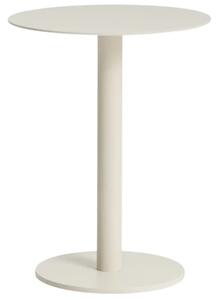 Kave Home Krémový hliníkový zahradní stolek Asinara ⌀ 40 cm