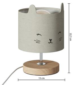 Atmosphera - Dětská stolní lampa TOXEY 1xE14/25W/230V kočka
