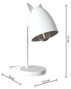 Atmosphera - Dětská stolní lampa OREILLES 1xE14/40W/230V bílá