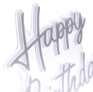 Atmosphera - LED Neonová nástěnná dekorace HAPPY BIRTHDAY LED/5V