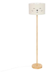 Atmosphera - Dětská stojací lampa FÉLIX 1xE27/40W/230V kočka