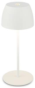 BRILONER LED nabíjecí stolní lampička Serina Mini, bezdrátová, 20cm, IP44, 2,5W, stmívatelné, dotykový vypínač, bílé 7503016