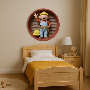 Dřevěný obraz s UV potiskem - Bob The Builder