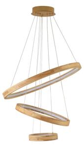 Brilagi - LED Lustr na lanku UMEA WOOD LED/45W/230V pr. 60 cm dřevo