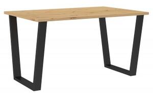 Jídelní stůl Carol 138x67 (dub artisan) (pro 4 6 osob)