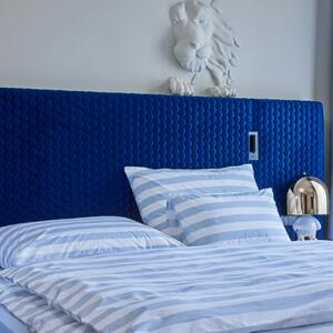 MARIELI Set na manželskou postel - povlečení z perkálu s proužky Velikost peřiny: 1 ks 200 x 200 cm, Velikost polštáře: 2 ks 50 x 70 cm