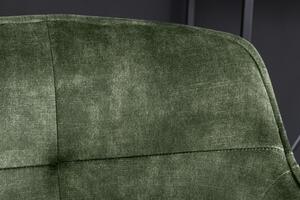 Barová židle EUPHORIA 100 CM zelená samet Nábytek | Jídelní prostory | Barové židle