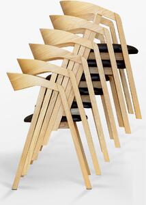 Židle NK-16c dubové nebo bukové dřevo 52x77x56