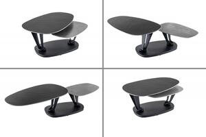 Konferenční stolek MOVEMENT GREY 160 CM keramika otočný Nábytek | Obývací pokoj | Konferenční stolky | Všechny konferenční stolky