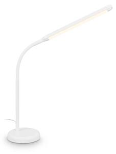 BRILONER Mura stolní lampička - 6W, 600lm, LED, stmívatelné, dotykový vypínač, nastavitelné, bílá 7660016