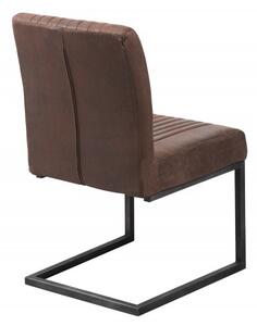 Židle BIG ASTON vintage hnědá mikrovlákno Nábytek | Jídelní prostory | Jídelní židle | Konzolové