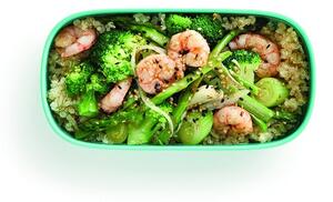 Dělený svačinový box To Go – Lékué