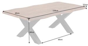 Konferenční stůl MAMMUT X 110 CM masiv akácie honey Nábytek | Obývací pokoj | Konferenční stolky | Masivní