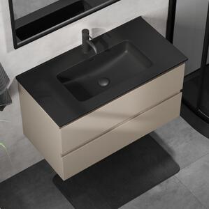 Koupelnová skříňka s umyvadlem KENWOOD 91 cm marakesh/černá