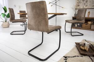Jídelní židle MODENA vintage taupe mikrovlákno Nábytek | Jídelní prostory | Jídelní židle | Všechny jídelní židle
