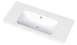 Dřevojas - Koupelnová skříňka s umyvadlem BANO 100x47 cm bílá