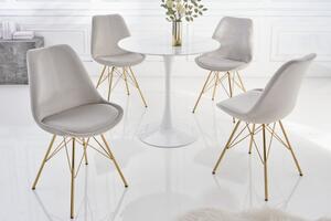 Jídelní židle SCANDINAVIA RETRO II šampaňská / zlatá Nábytek | Jídelní prostory | Jídelní židle | Všechny jídelní židle