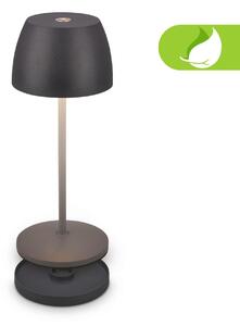 BRILONER Serina Mini LED stolní lampička bezdrátová IP44, stmívatelné, s nabíjecí základnou, antracit 7504015