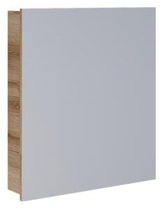 Dřevojas - Zrcadlová koupelnová skříňka NEXI 60x68 cm dub