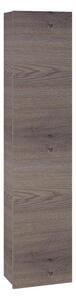 Dřevojas - Závěsná koupelnová skříňka ZYLO 35x155 cm tmavý dub