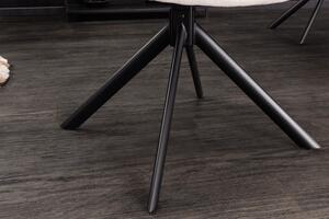 Jídelní židle PAPILLON šampaňská strukturovaná látka otočná Nábytek | Jídelní prostory | Jídelní židle | Všechny jídelní židle