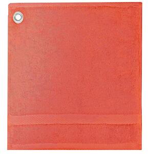Garnier Thiebaut ELEA Corail korálově červený ručník Výška x šířka (cm): Ručník na obličej s očkem 30x30 cm
