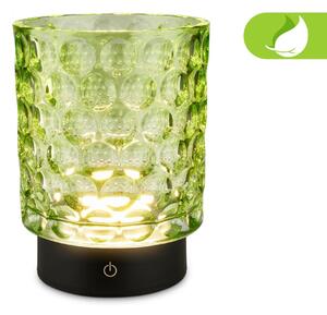 BRILONER Sunora LED stolní lampička bezdrátová IP44, stmívatelné, dotykový vypínač, zelená 7560019