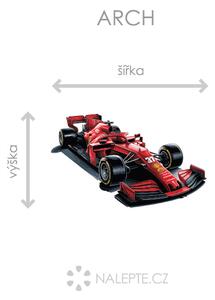 Červená formule F1 arch 45 x 27 cm