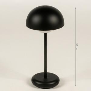 Stolní bezdrátová lampa Casiopea Black (LMD)