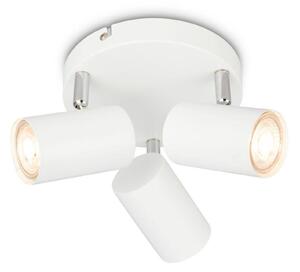 BRILONER Supo stropní bodové svítidlo - GU10 patice, max. 9W, nastavitelné, 3-ramenné, bílé 2365036