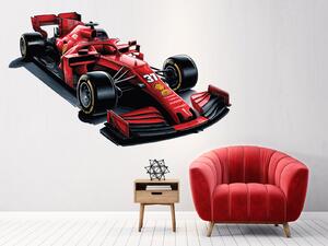 Červená formule F1 arch 75 x 45 cm