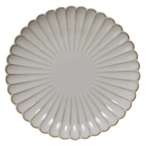 Porcelánový dezertní talíř Chryzantéma béžový 20 cm