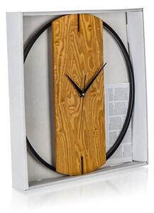 Nástěnné hodiny Wood deco, pr. 40 cm